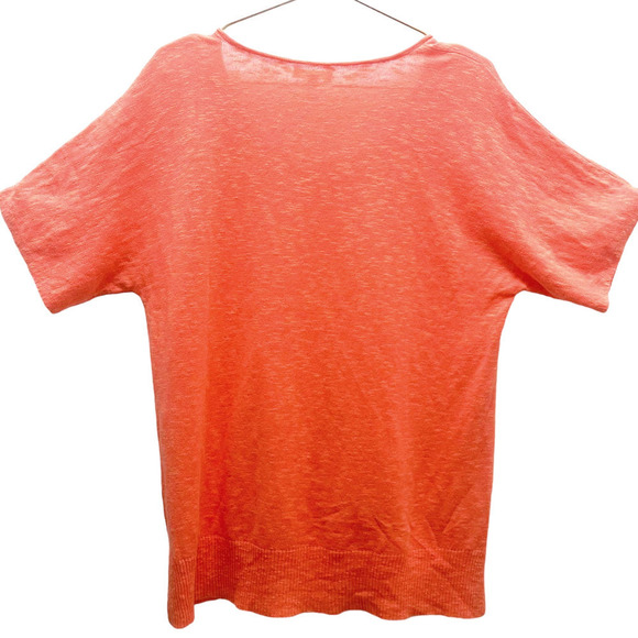 Eileen Fisher NWT Organic Linen & Cotton Boxy Silhouette Tunic Tee Petite Large - Picture 2 of 7